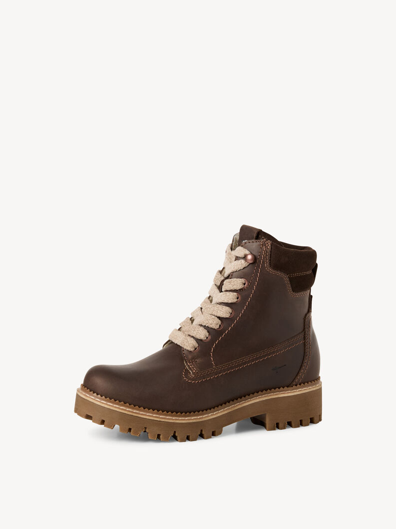 Lederstiefelette - braun Warmfutter, MOCCA, hi-res