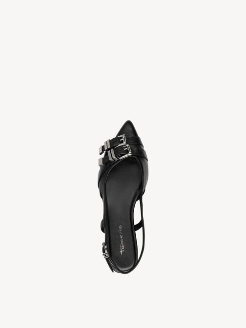 sling pumps, BLACK, hi-res