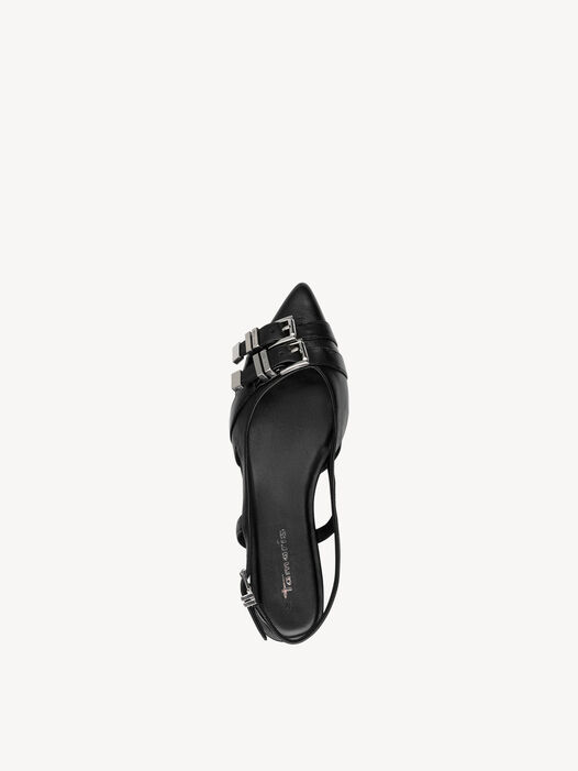 Slingpumps, BLACK, hi-res