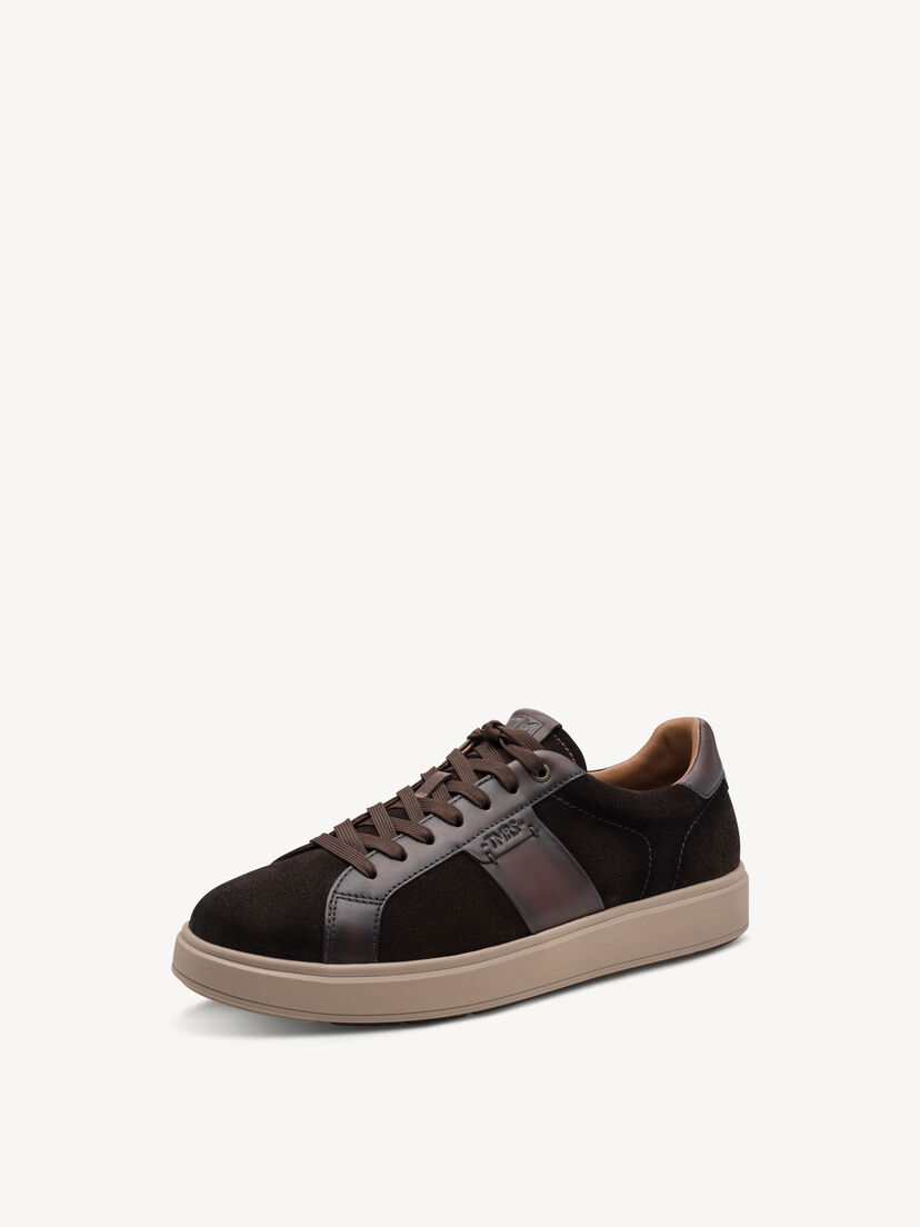 Leren Sneaker - bruin, MOCCA COMB, hi-res