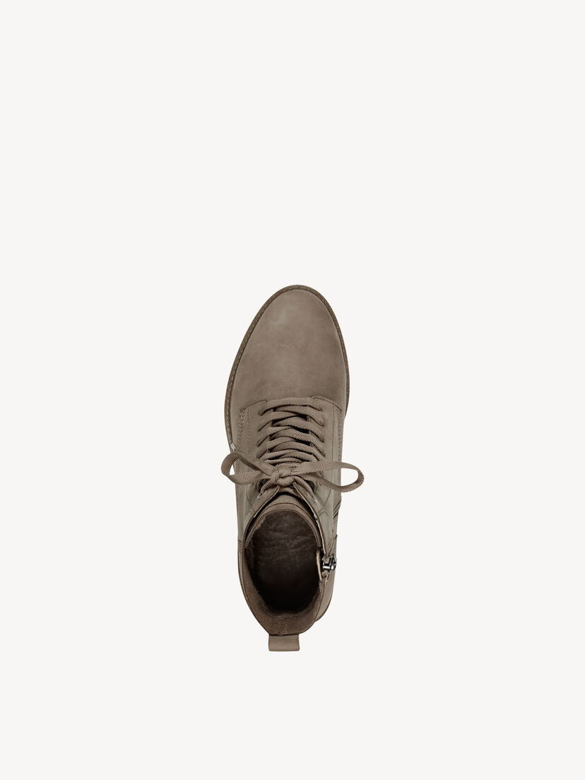 Leren Enkellaarsje - beige, TAUPE, hi-res
