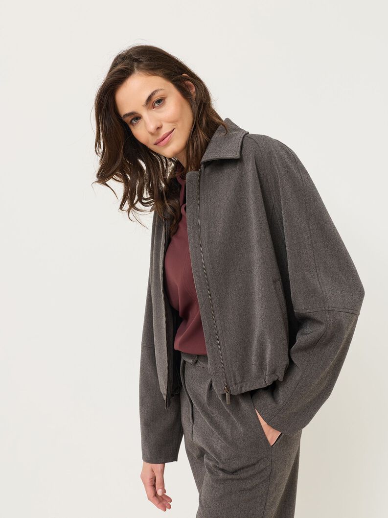 Blouson - hněd&aacute;, Mid Brown Melange, hi-res
