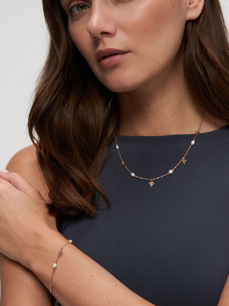 Necklace, ros&eacute;gold, hi-res