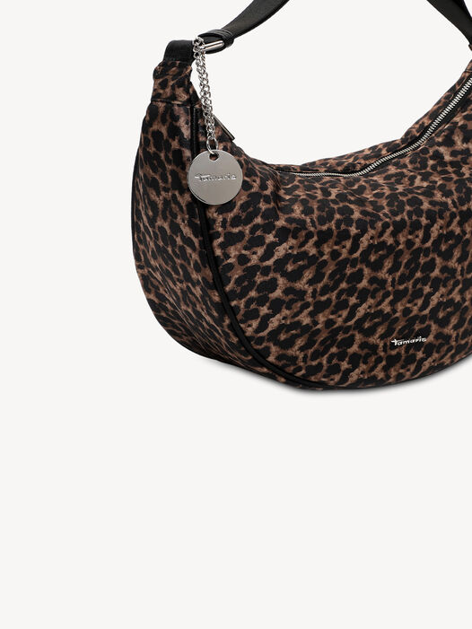 Schoudertas, black/brown, hi-res