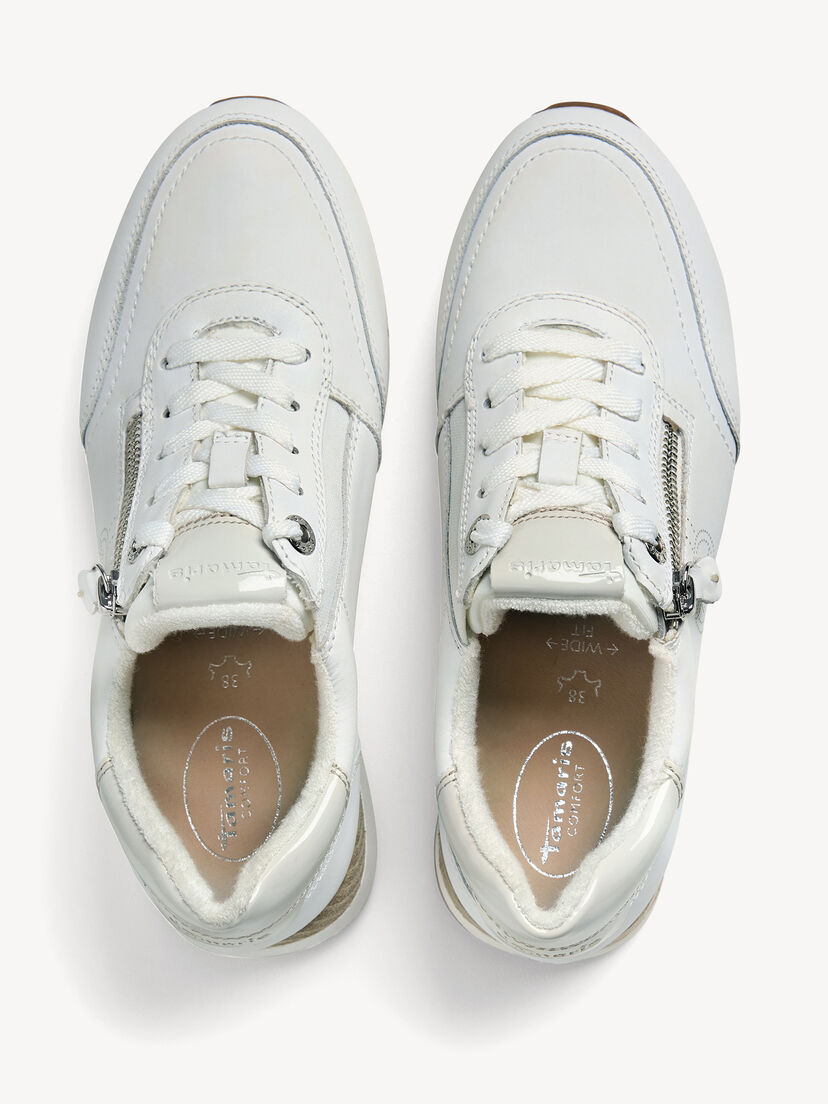 Sneaker, WHITE NAPPA, hi-res