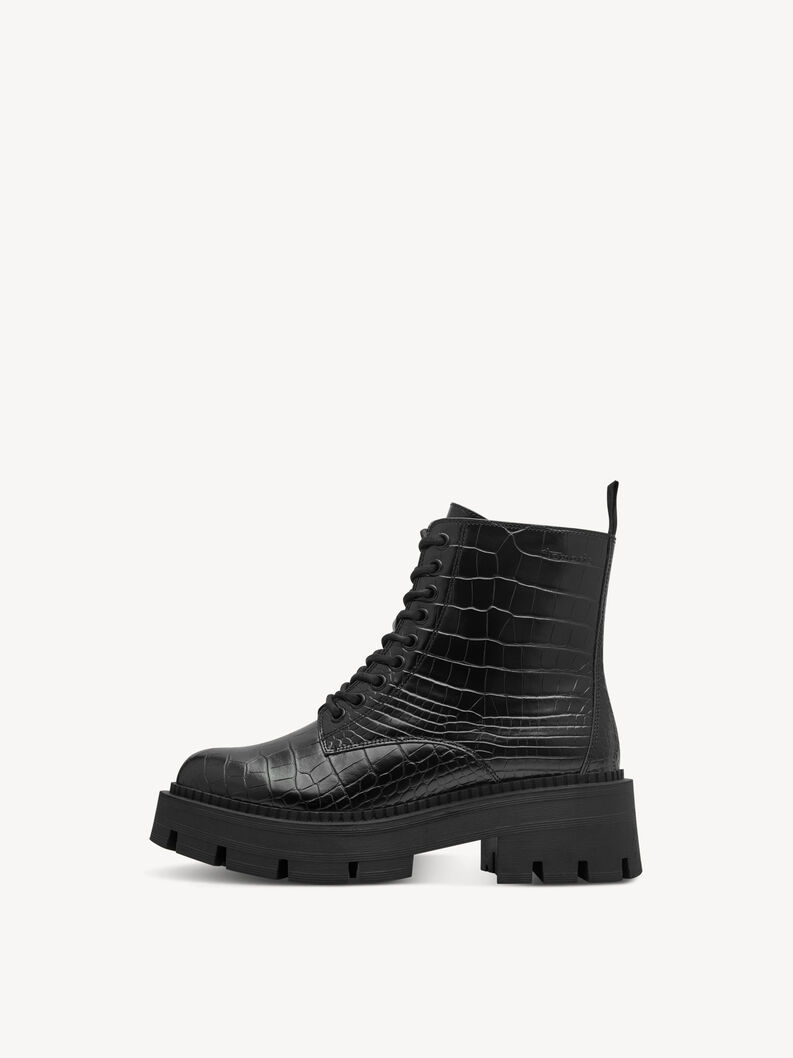 Bootie - black, BLACK CROCO, hi-res