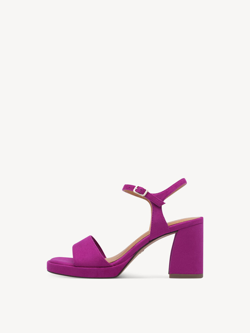 Sandaaltje - pink, DARK PINK, hi-res