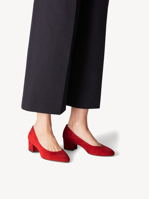 Pumps, RED, hi-res