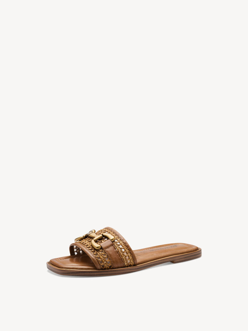 Slipper - bruin, cognac, hi-res