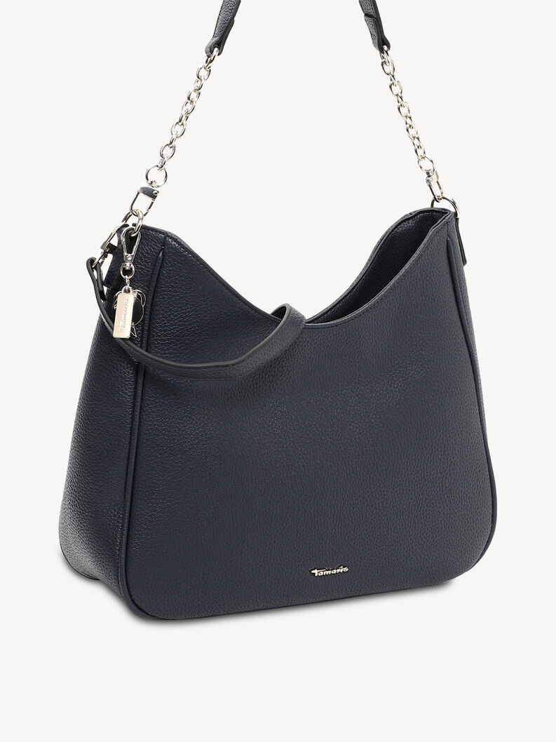 Sac &agrave; bandouli&egrave;re en cuir noir avec sangle r&eacute;glable et style Tamaris &eacute;l&eacute;gant