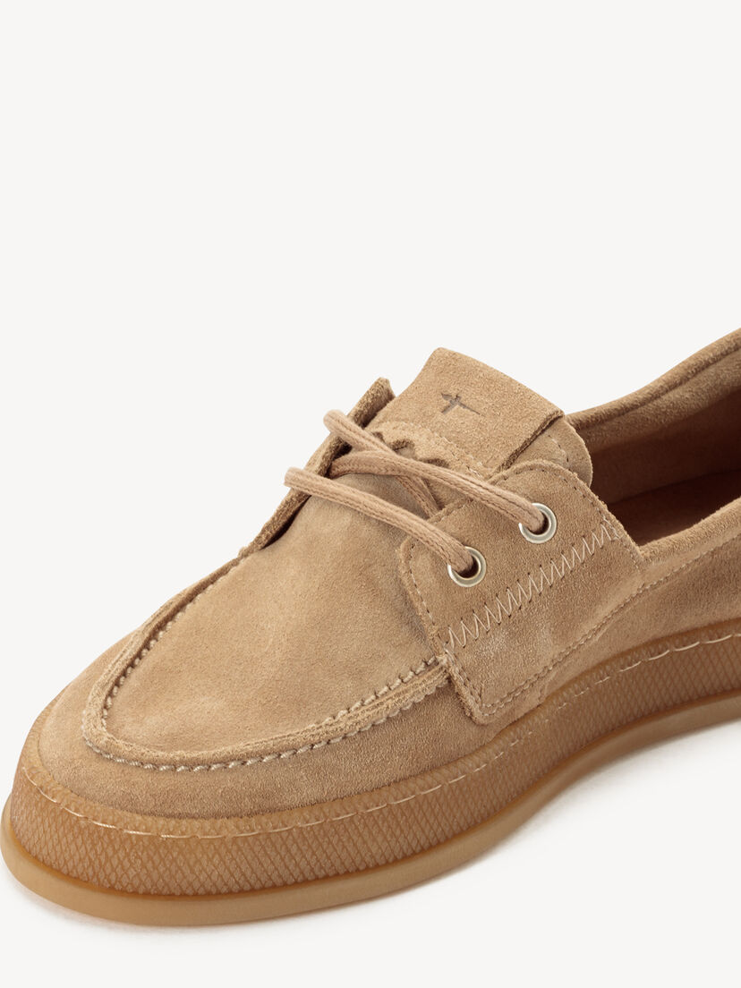 Leren Mocassin - beige, TAUPE, hi-res