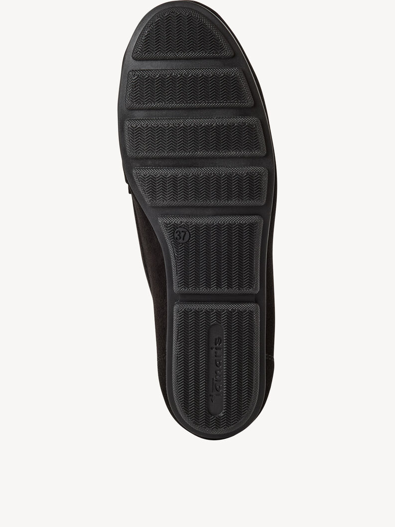 Lederslipper - schwarz, BLACK, hi-res