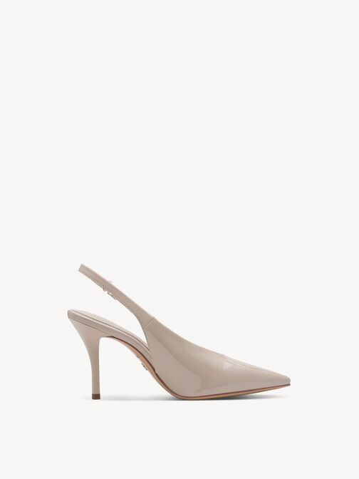 sling pumps, beige, hi-res