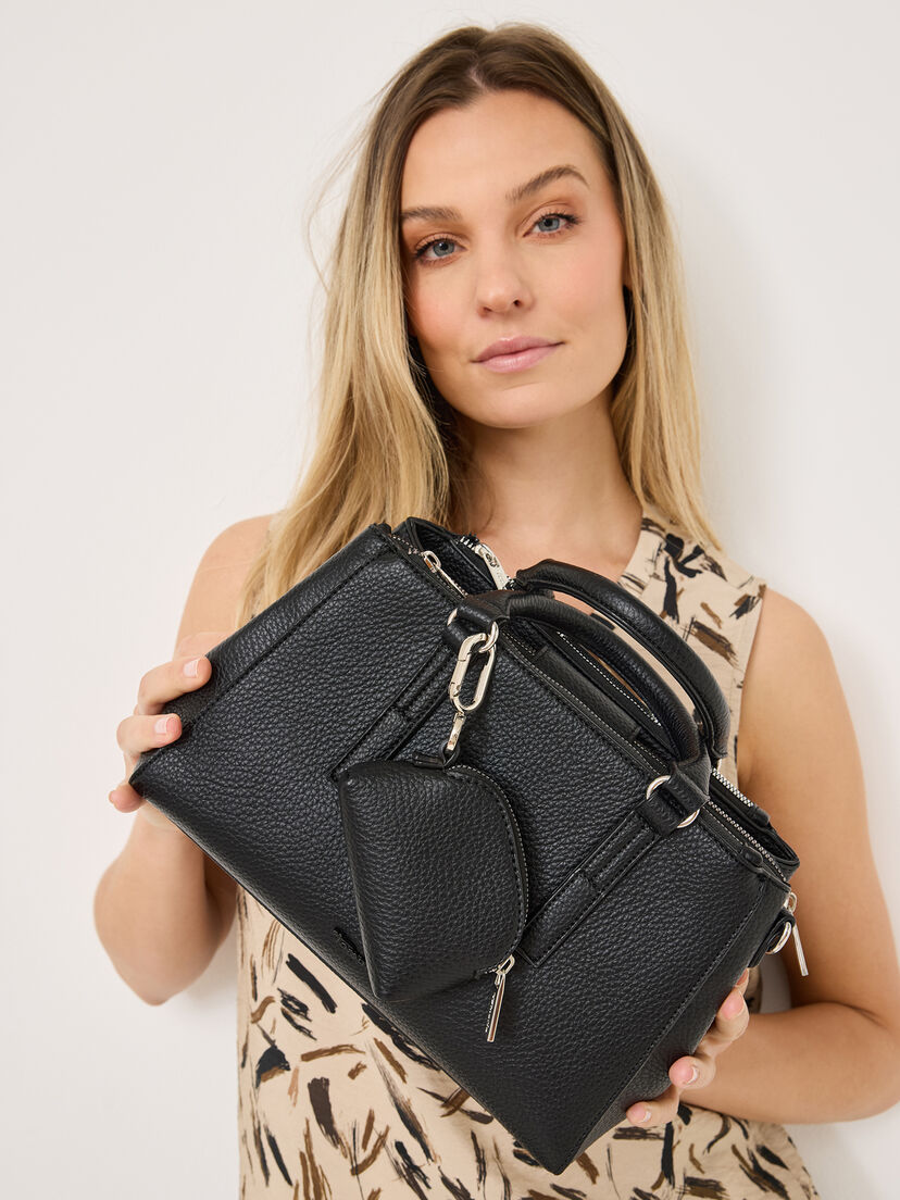 Shopper - zwart, black, hi-res