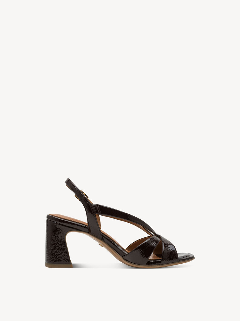 Heeled sandal - brown, 304, hi-res