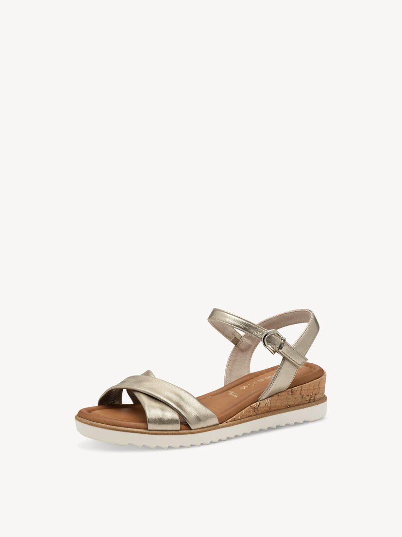 Sandaaltje - goud, LIGHT GOLD, hi-res