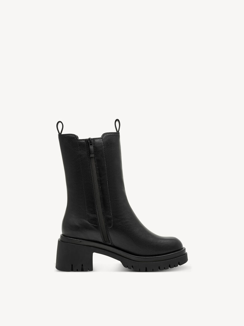 Bootie - black warm lining, BLACK, hi-res