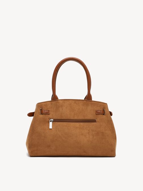Sac cabas, cognac, hi-res