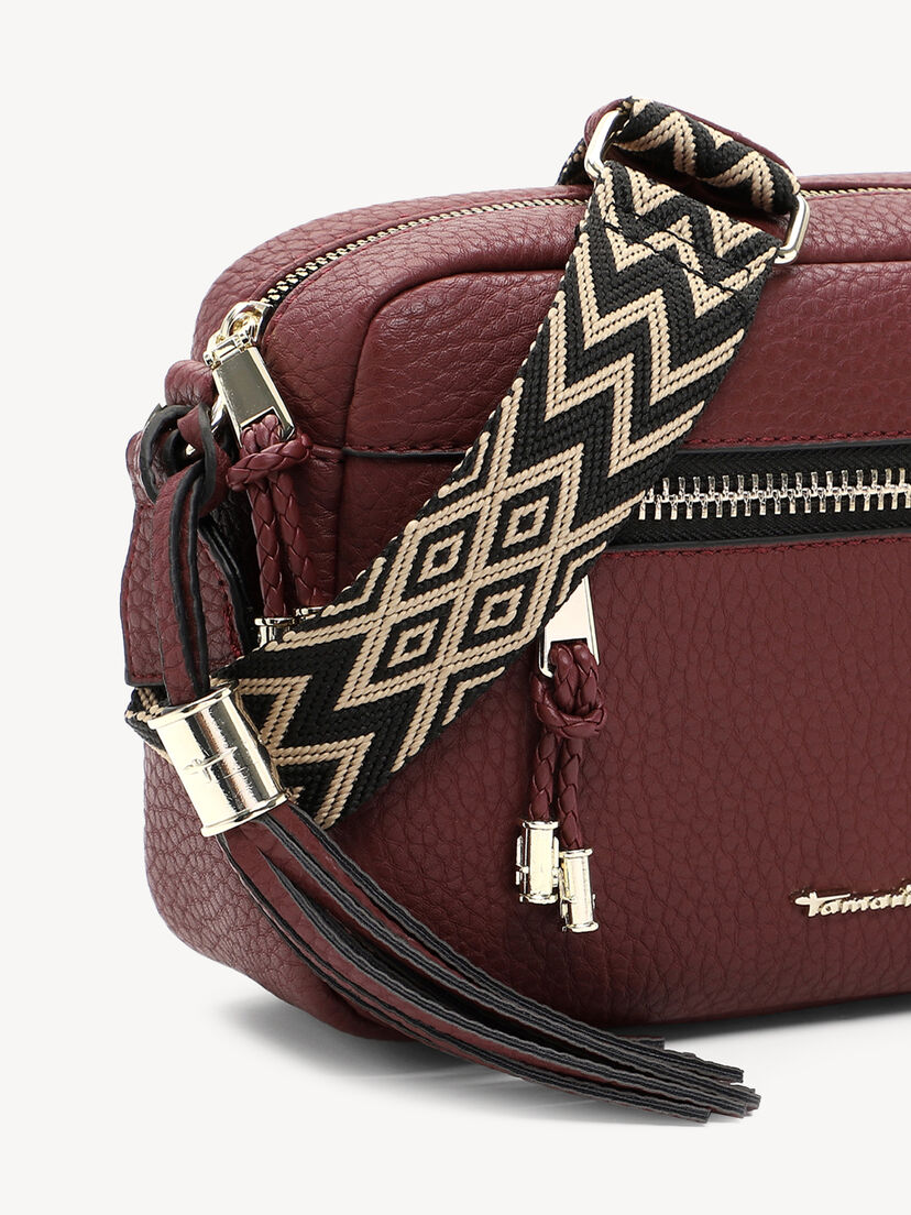 Schoudertas - rood, darkwine, hi-res