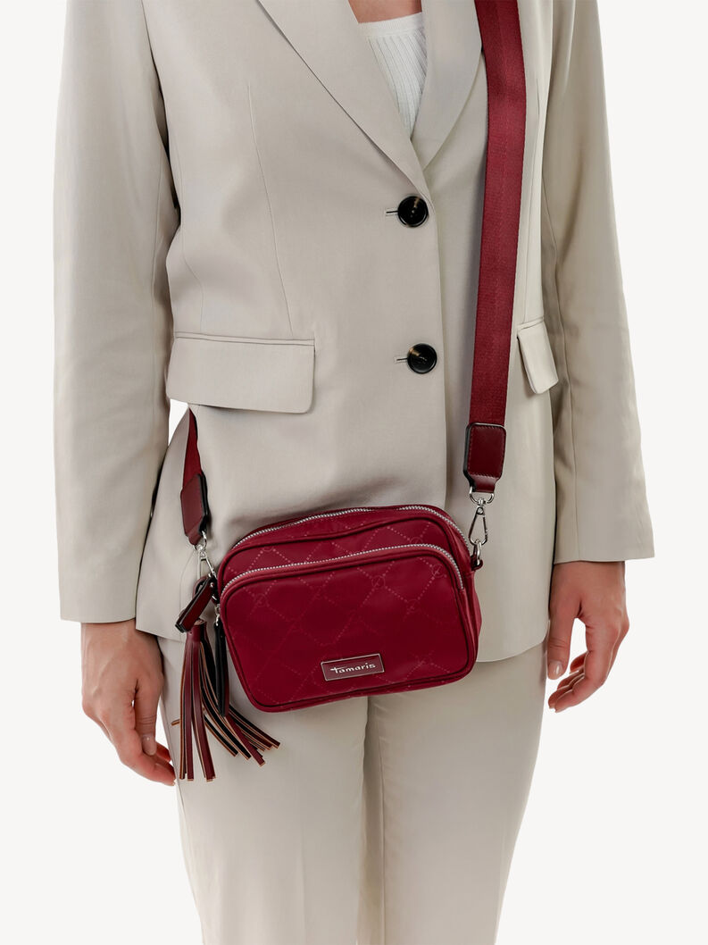 Borsa a tracolla - rosso, wine, hi-res