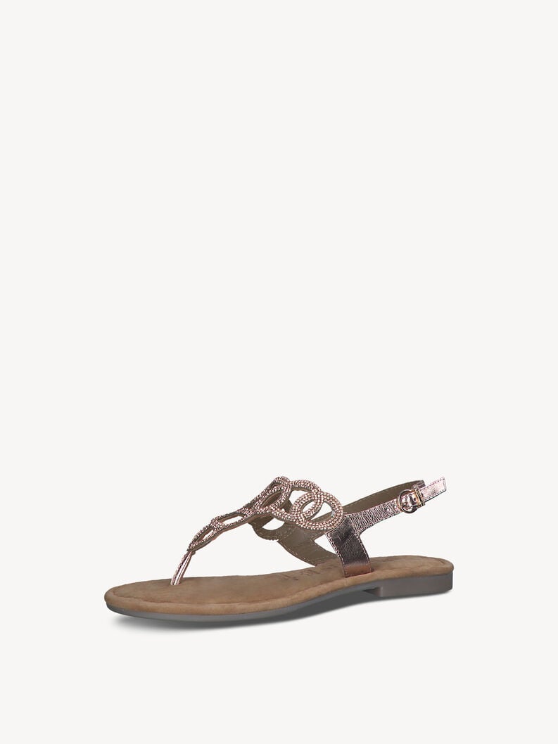 Sandal - metallic, rosé gold, hi-res