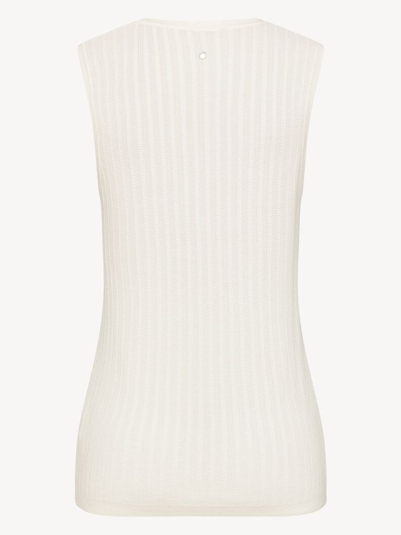 Knitted top - white, Sugar Swizzle, hi-res