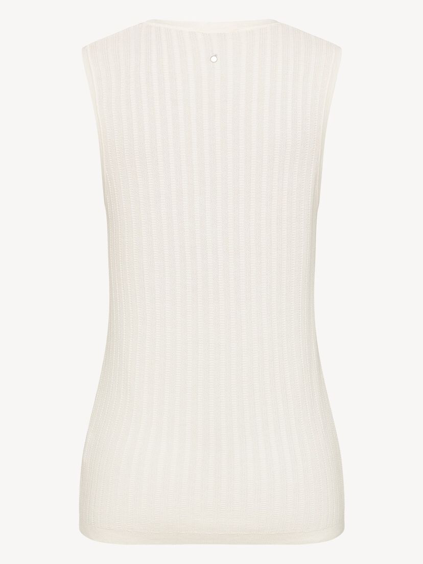 Gebreide top - wit, Sugar Swizzle, hi-res