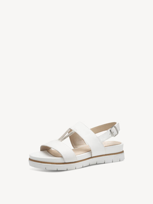 Sandale &agrave; talon, WHITE, hi-res