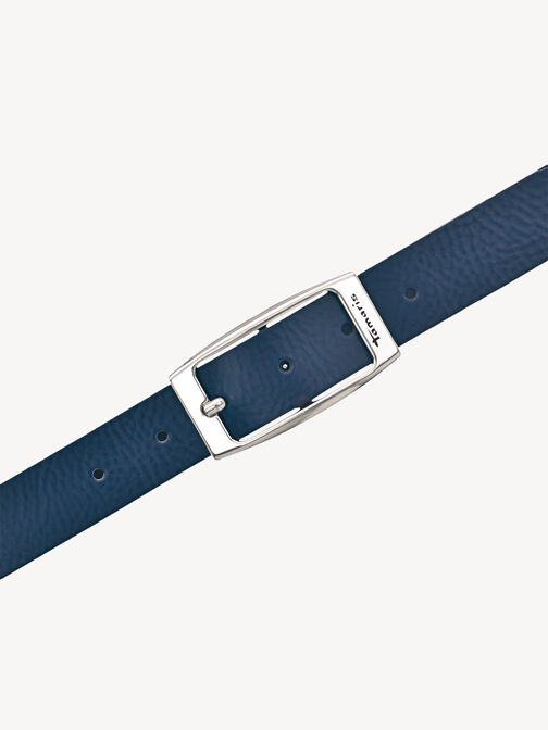 Ceinture en cuir, petrol blau, hi-res