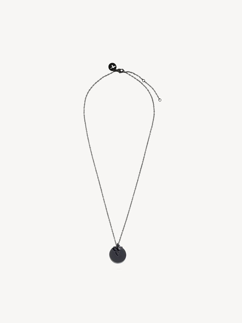 Necklace, black, hi-res