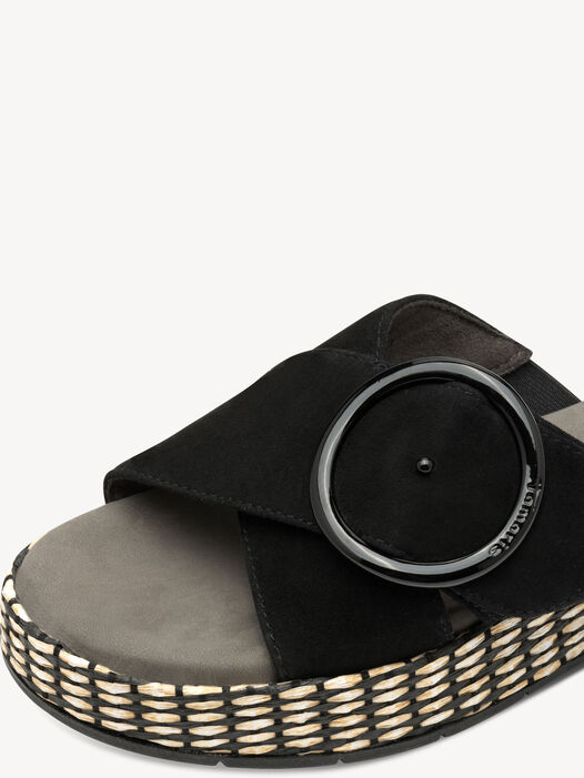 Slipper, BLACK, hi-res