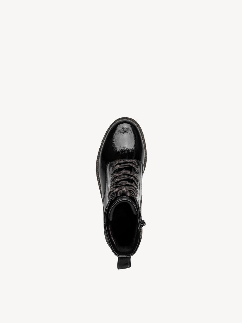 Enkellaarsje - zwart, BLACK PATENT, hi-res