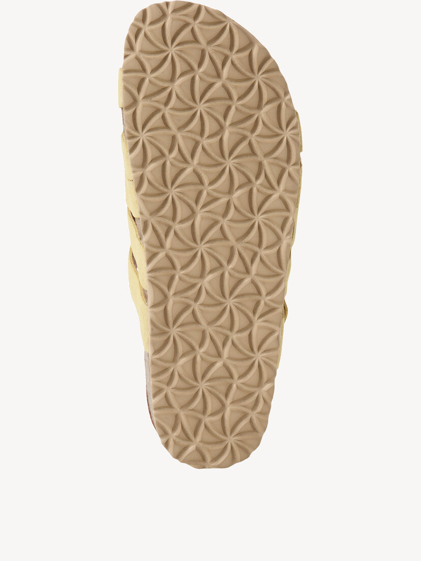 Leren Slipper - geel, SOFT LEMON, hi-res