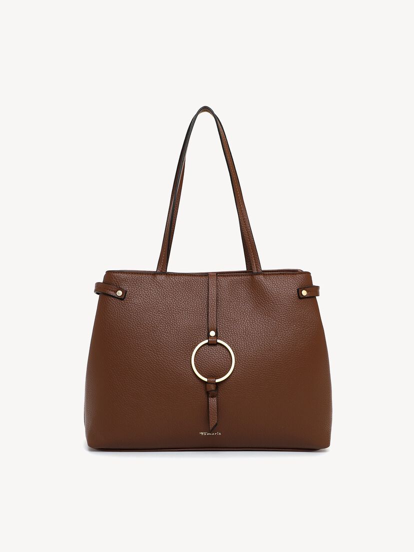 Shopper - bruin, cognac, hi-res