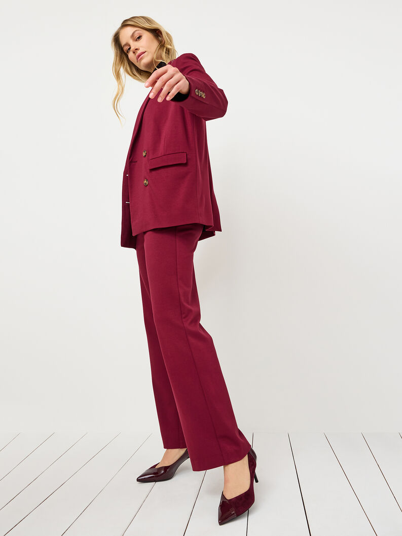 Trousers - red, Windsor Wine, hi-res