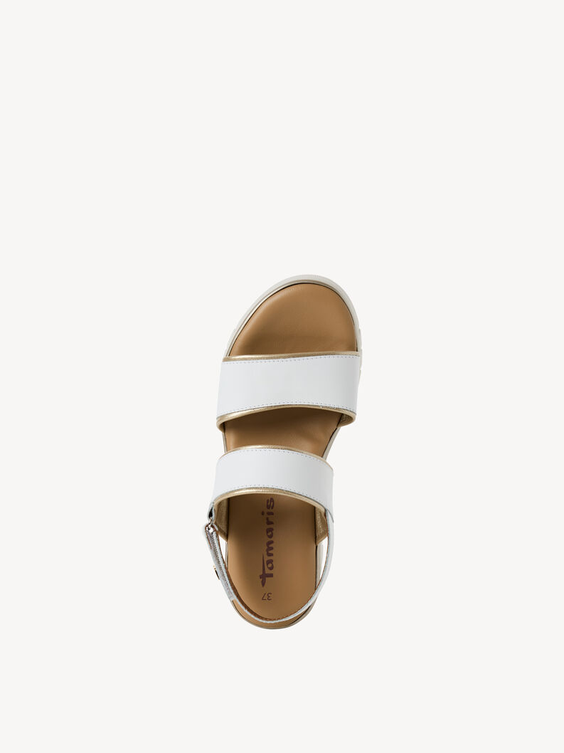 Sandalette, WHITE/LT.GOLD, hi-res