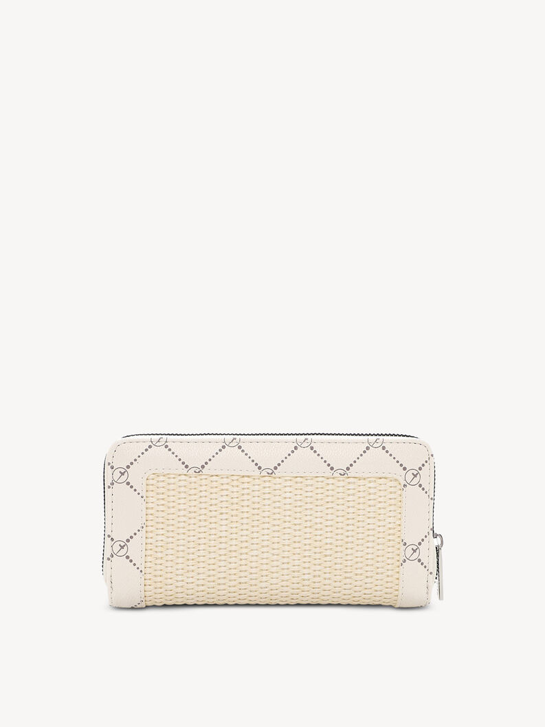 Geldbörse - grau, ecru, hi-res