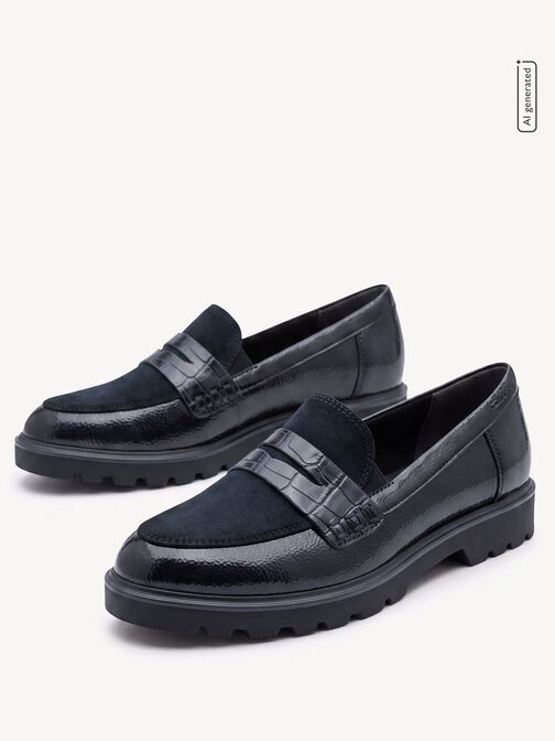 Slipper, NAVY, hi-res