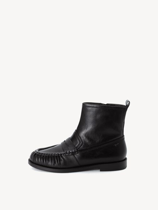 Bottine, BLACK LEATHER, hi-res