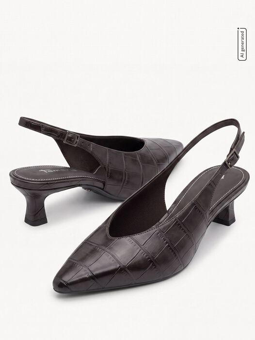 Slingpumps, MOCCA CROCO, hi-res