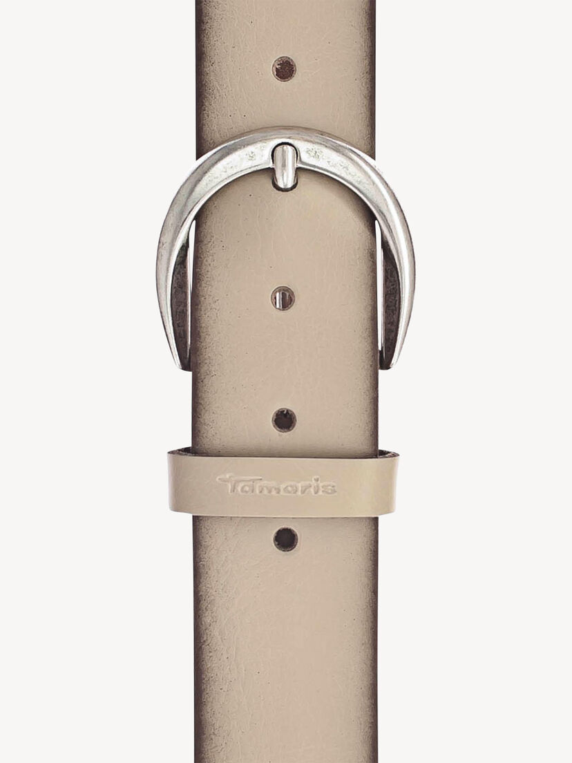 Leren Riem - beige, Lichte beiige, hi-res