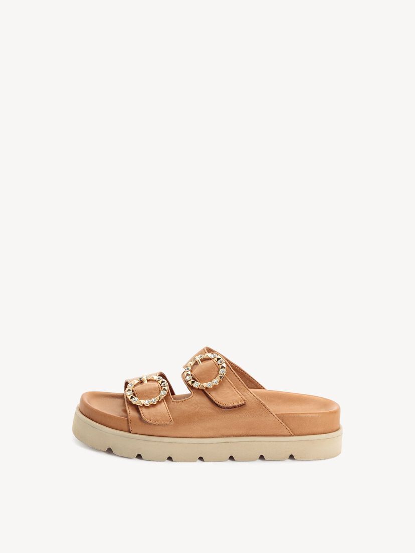 Leren Slipper - bruin, cognac, hi-res