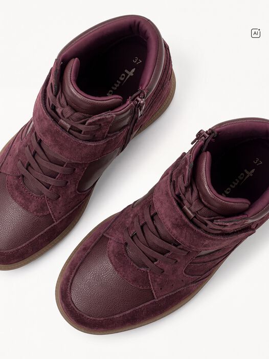 Sneaker, BURGUNDY, hi-res