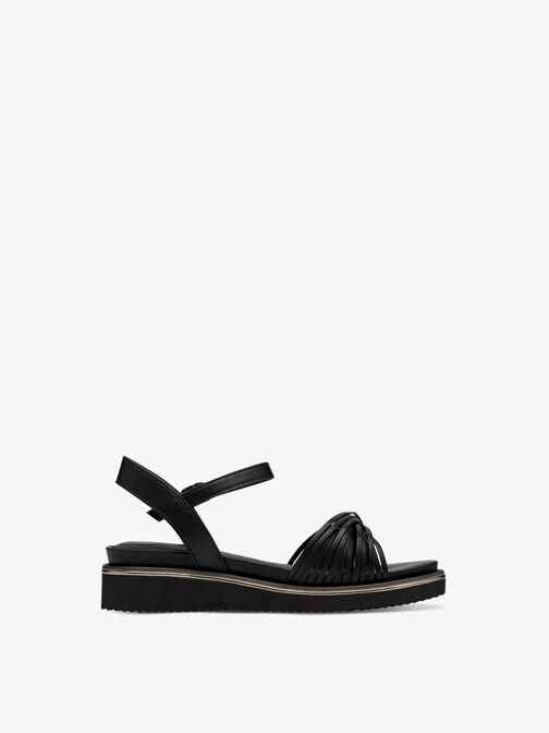 Heeled sandal, BLACK, hi-res