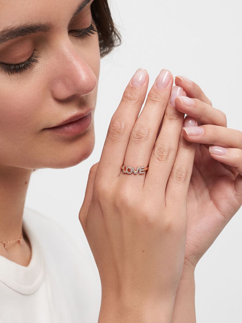 Bague - or rose, roségold, hi-res
