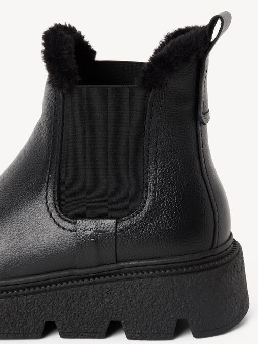 Stiefelette, BLACK LEATHER, hi-res