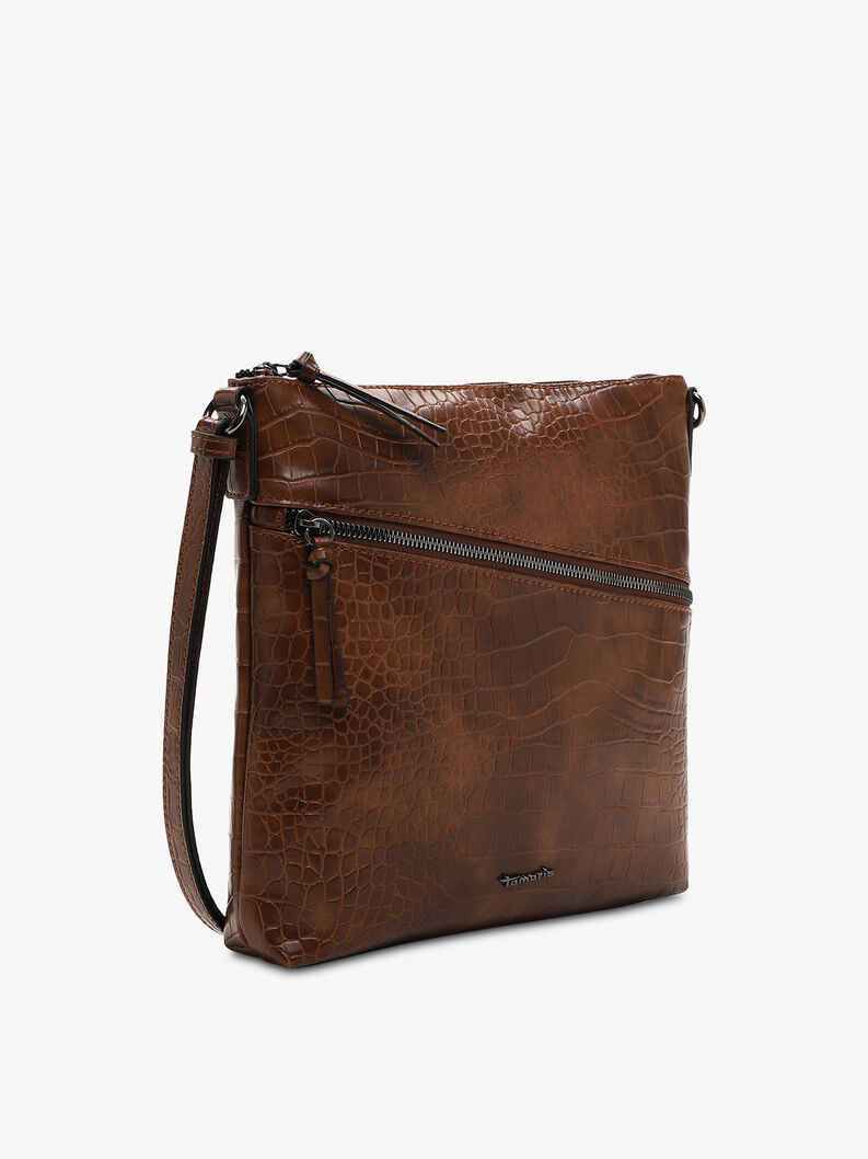 Skuldertaske - brun, COGNAC, hi-res