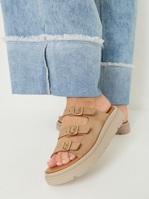 pantolette, beige, hi-res