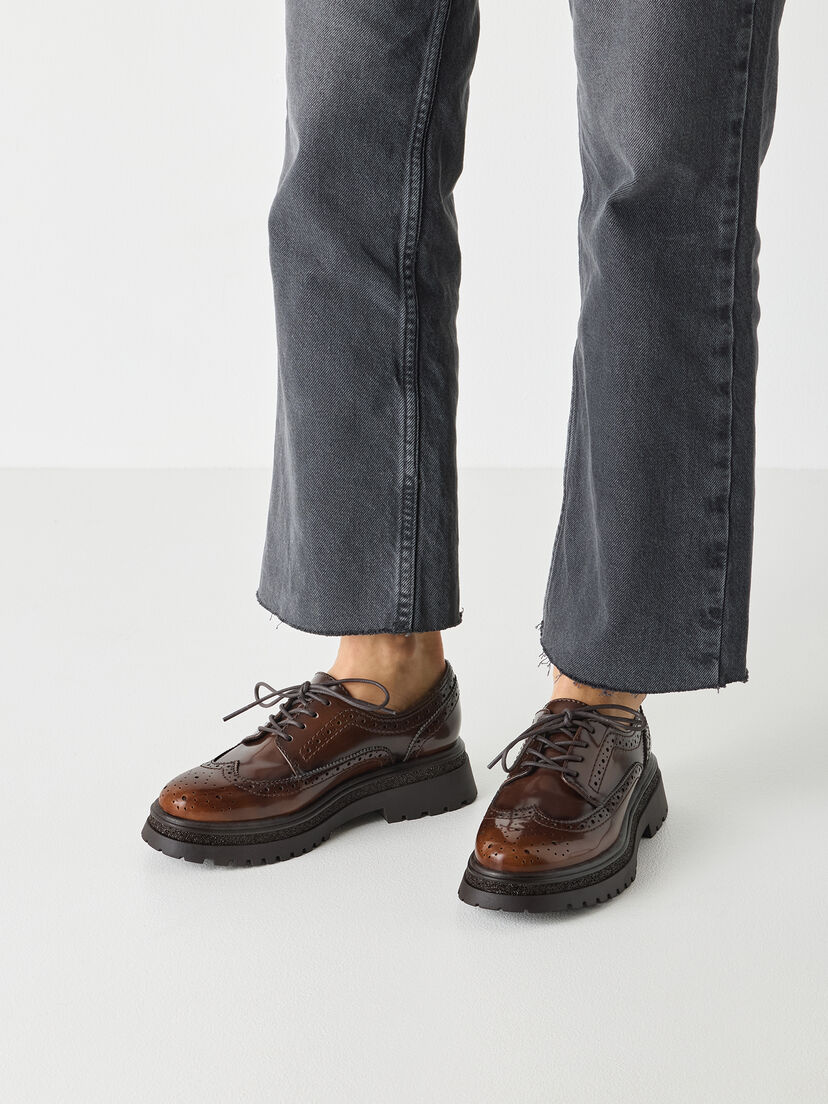 Lage schoen - bruin, MUSCAT, hi-res