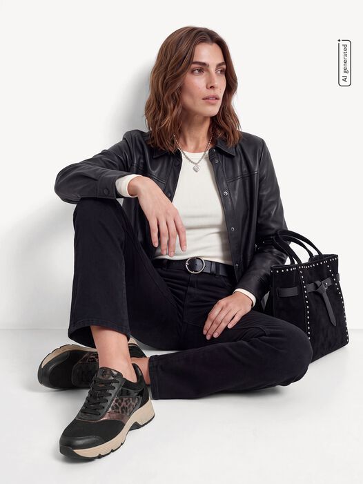 Sneaker, BLACK/LEO, hi-res